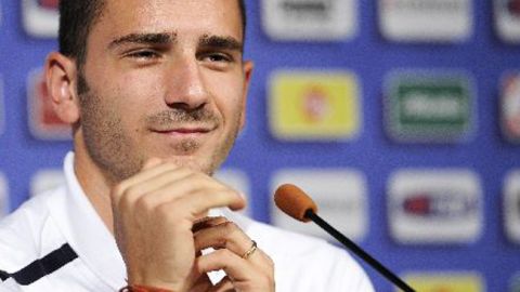El defensa de la selección italiana de fútbol Leonardo Bonucci.