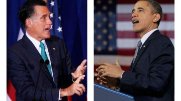 Mitt Romney y Barack Obama.
