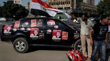 Partidarios del islamista Mursi en El Cairo.