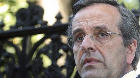 Líder de Nueva Democracia (ND), Antonis Samarás.
