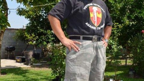 El exinfante de Marina Luis Madrigal Alvarez, excombatiente de la guerra de Vietnam, es uno de los promotores asociación conocida como Veteranos Desterrados.