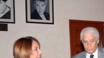El actor Rogelio Guerra en un foro con integrantes de la Asociación Nacional de Interpretes.