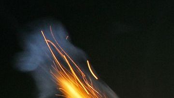 El Servicio Forestal de Texas indicó que en 83 de los 254 condados del estado está prohibido quemar en el exterior. Un año atrás más de 230 condados prohibían la práctica en medio de la época seca  y de extremo calor.. En la foto, material de pirotecnia.