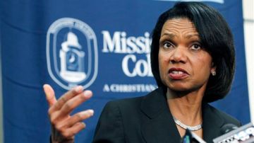Condoleezza Rice dijo conocer sus "fortalezas y debilidades".