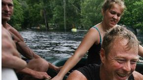 La tormenta tropical “Debby” tocó tierra cerca de Steinhatchee, en la costa noroeste de Florida, EE.UU.