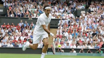 Roger Federer ganó en tres sets y sólo perdió seis juegos.