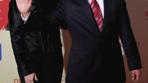 Enrique Peña Nieto (favorito) y Angélica Rivera.