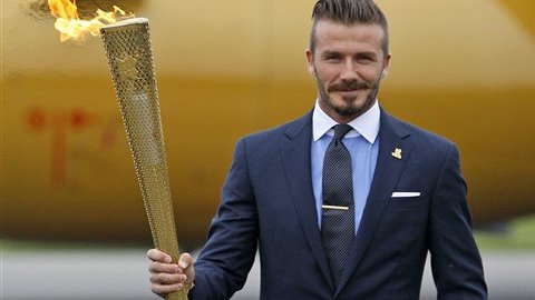 Beckham fue uno de los embajadores de la candidatura de Londres para obtener la sede olímpica.