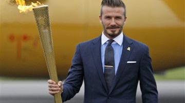 Beckham fue uno de los embajadores de la candidatura de Londres para obtener la sede olímpica.