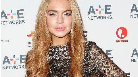 La actriz estadunidense Lindsay Lohan.