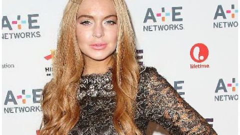 La actriz estadunidense Lindsay Lohan.