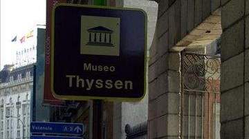 En la imagen, la sede del museo Thyssen.