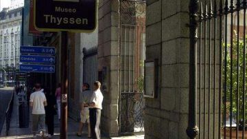 En la imagen, la sede del museo Thyssen.