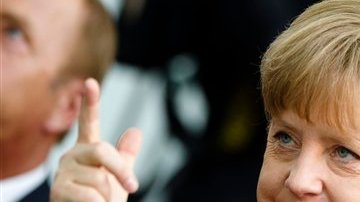 Merkel no tocó el tema de la mutualización de la deuda.
