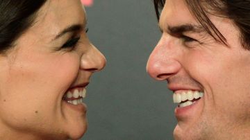 Katie Holmes y Tom Cruise.