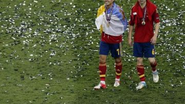 Andrés Iniesta fue el cerebro de España durante la Eurocopa.