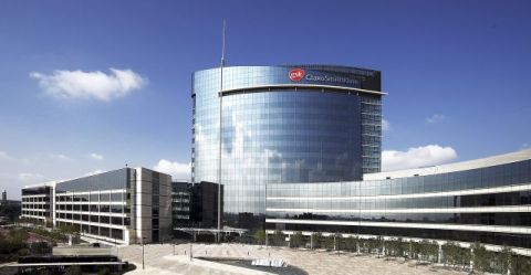 Vista de las oficinas de GlaxoSmithKline, localizadas en Filadelfia, Pensilvania.