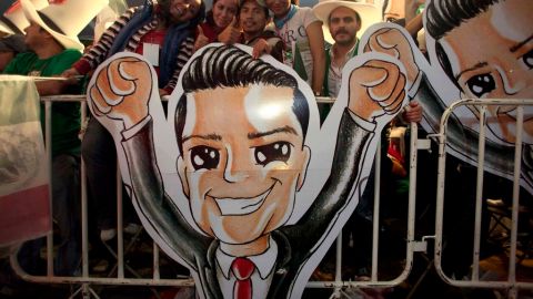 Aunque las cifras oficiales todavía no se han dado a conocer al 100%, el conteo rápido hecho por el IFE da como virtual ganador a Peña Nieto con un 38.55%,