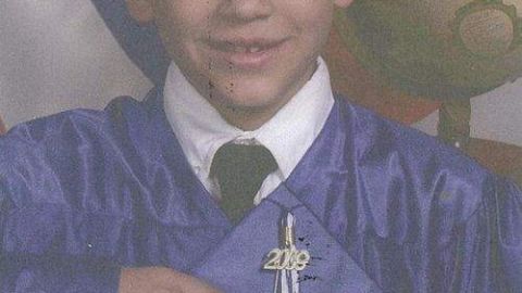 Christopher Rivera tiene 14 años.