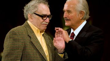 Gabriel García Márquez y el fallecido Carlos Fuentes en una foto de 2008.