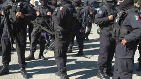 Miembros de la policía de Ciudad Júarez, México.