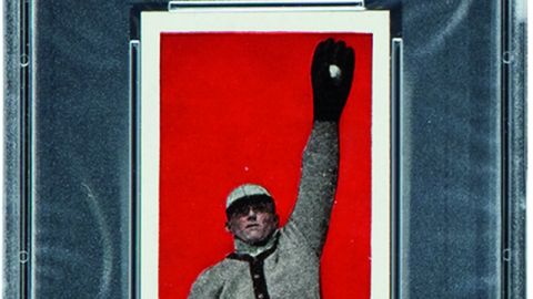 La tarjeta de Ty Cobb, un tesoro.