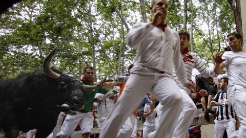 La tradicional fiesta de San Fermín culmina este sábado.