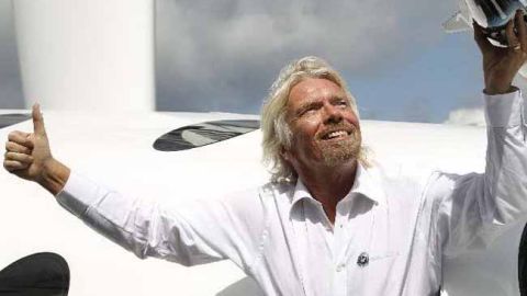 Richard Branson, el magnate británico detrás del imperio de negocios Virgin.