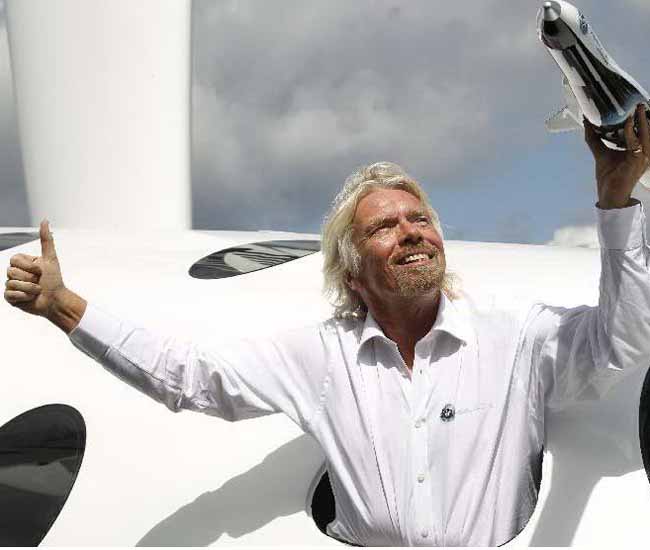 Richard Branson, el magnate británico detrás del imperio de negocios Virgin.