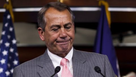 El legislador John Boehner, cuando afirmaba que la oposición buscará revocar mediante la vía legislativa cualquier parte de la reforma de salud.