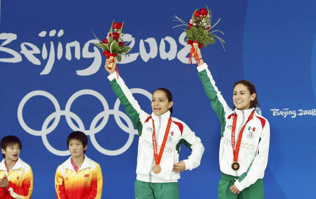 Paola Espinosa se colgó el bronce en los 10 metros en los Juegos Olímpicos de Beijing.