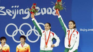Paola Espinosa se colgó el bronce en los 10 metros en los Juegos Olímpicos de Beijing.