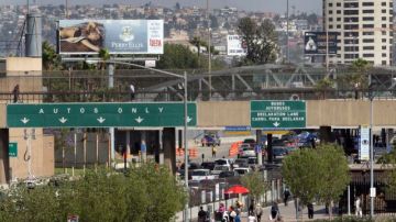 San Ysidro, uno de los cruces fronterizos entre México y EEUU más transitados.