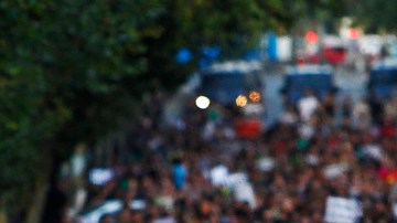 Manifestantes en Madrid se pronuncian con un NO rotundo ante la presión del Gobierno por los durísimos recortes..