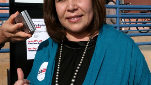 Angélica Salas, directora ejecutiva de CHIRLA.