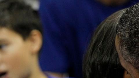 El beso de los Obama en el Verizon Center.