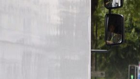 Carril de cirulación exclusivo, llamado carril olímpico, en Londres.