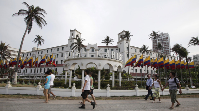 Vista del hotel Caribe en Colombia donde se produjo el incidente que tiene en la mira al servicio secreto de Estados Unidos.