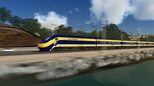 De acuerdo con funcionarios de California High Speed Rail,  así lucirá el tren bala que correrá a lo largo de  California.
