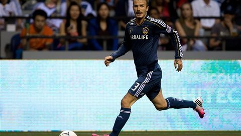 David Beckham comenzó la recuperación del Galaxy frente a Vancouver.