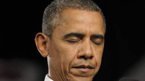 En un punto de sus declaraciones, Obama pidió un momento de silencio que duró 20 segundos.