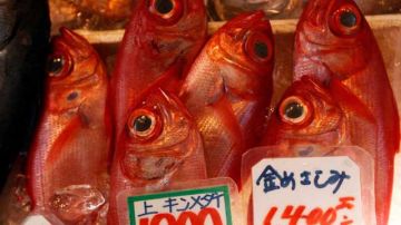 Marisco de Fukushima se ha vendido en un mercado de Japón.