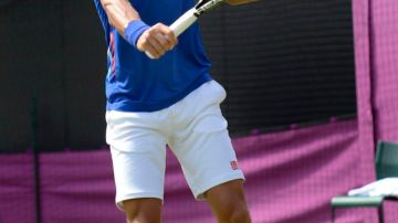 Novak Djokovic empezó frío en Londres, pero le alcanzó.