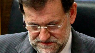 El jefe del Ejecutivo, Mariano Rajoy, en sesión de control al Gobierno en el Congreso de los Diputados,  para reducir el déficit.