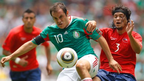 El delantero mexicano Cuauhtémoc Blanco.
