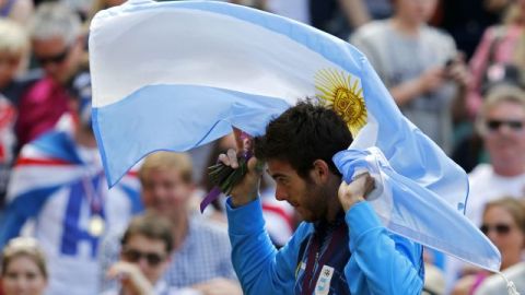 Juan Martín del Potro, medalla de bronce en el tenis olímpico.
