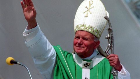 El Papa Juan Pablo II.
