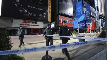 La persecución en Times Square generó un gran caos en la ya congestionada área, debido a que la Policía cerró varias cuadras.