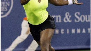 Serena Williams en el torneo WTA de Cincinnati.