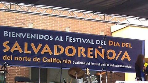 Exhibición de bailes típicos de El Salvador, en la Bahía de San Francisco.